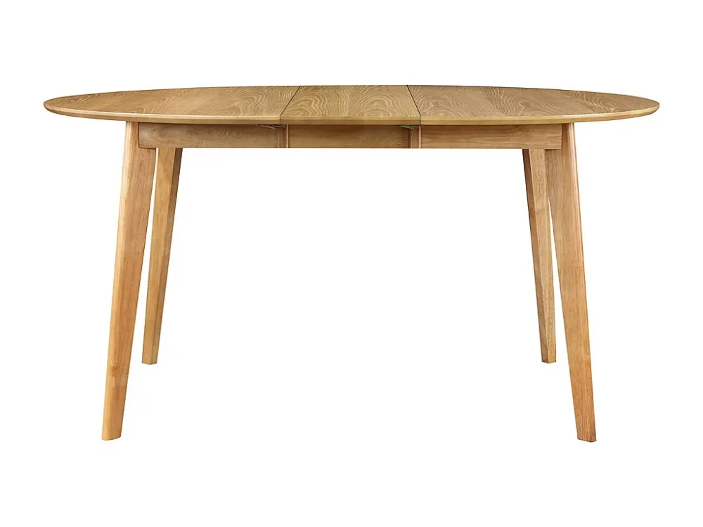 Sottopentola Tavolo da pranzo design rotondo allungabile quercia L120-150 LEENA