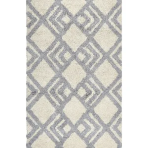 Stoffa Area Rug 80 x 150 cm Beige and Grey NEVSEHIR