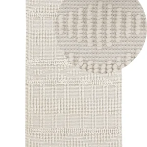 Wool Area Rug 80 x 150 cm Light Crema LAPSEKI