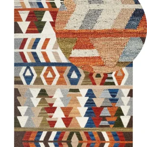 Wool Kilim Area Rug 200 x 300 cm Multicolour KAGHSI