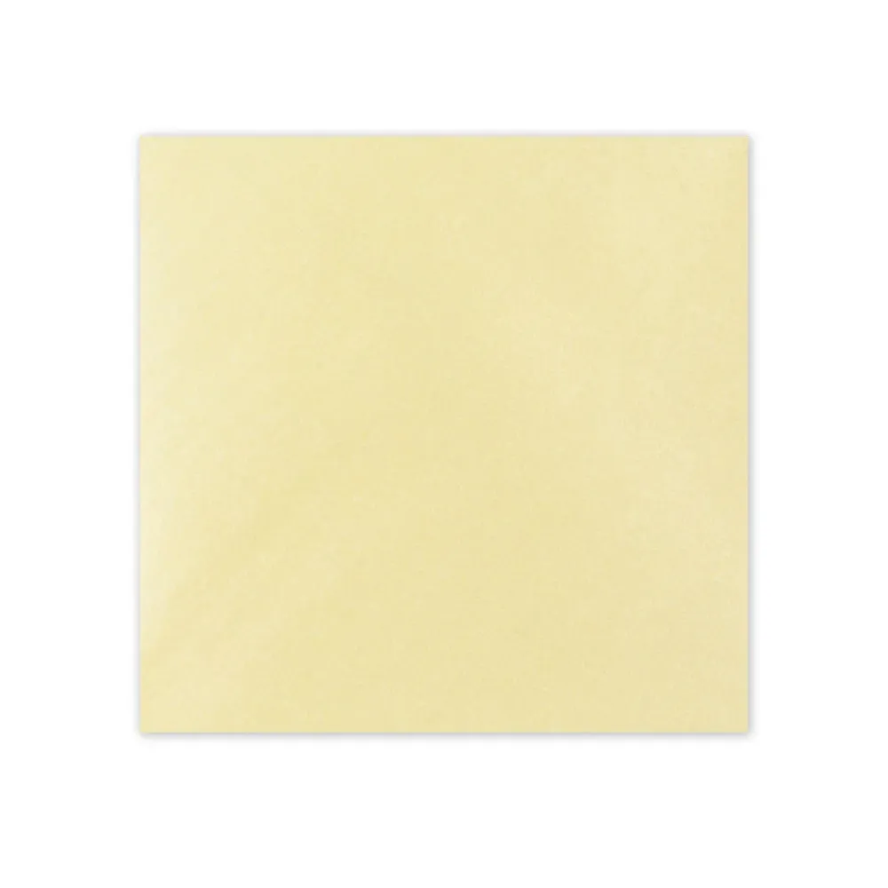 Busta colore champagne con effetto lucente 140x140 mm