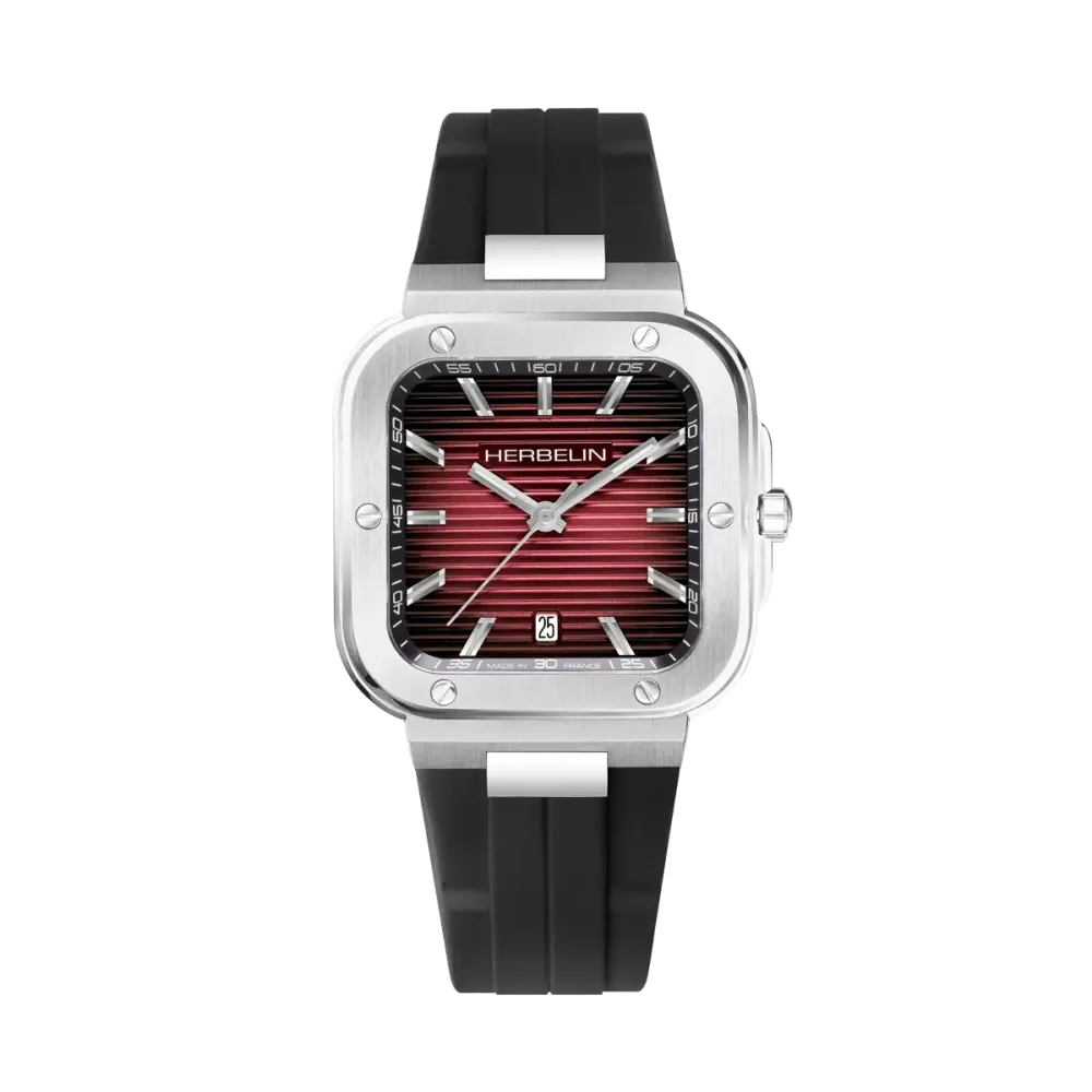 Herbelin Cap Camarat Square Quartz 39mm 12246A18CA
