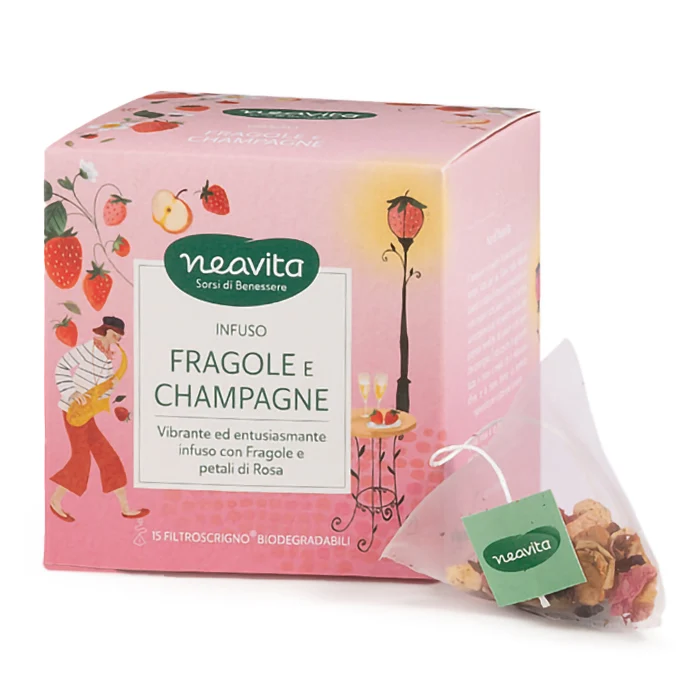 Infuso Fragole e Champagne 15 filtri