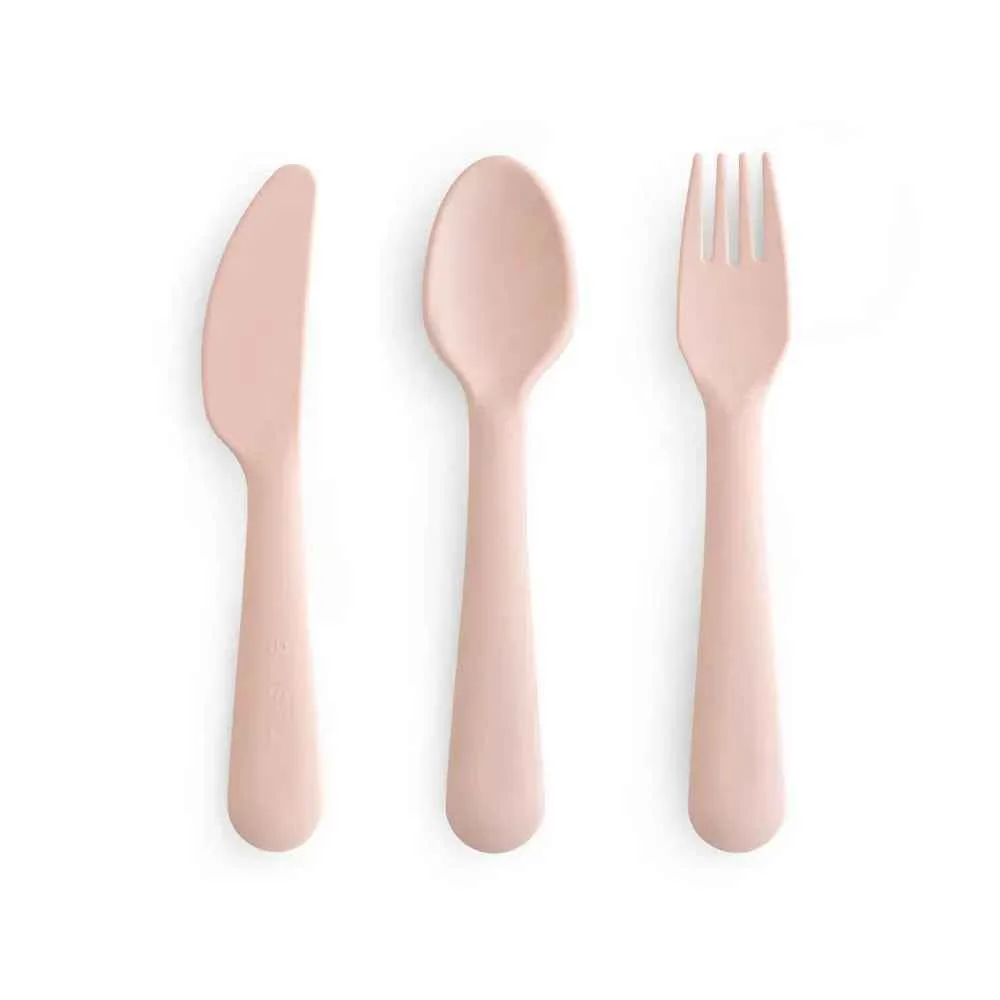 Mushie® Set di posate Blush