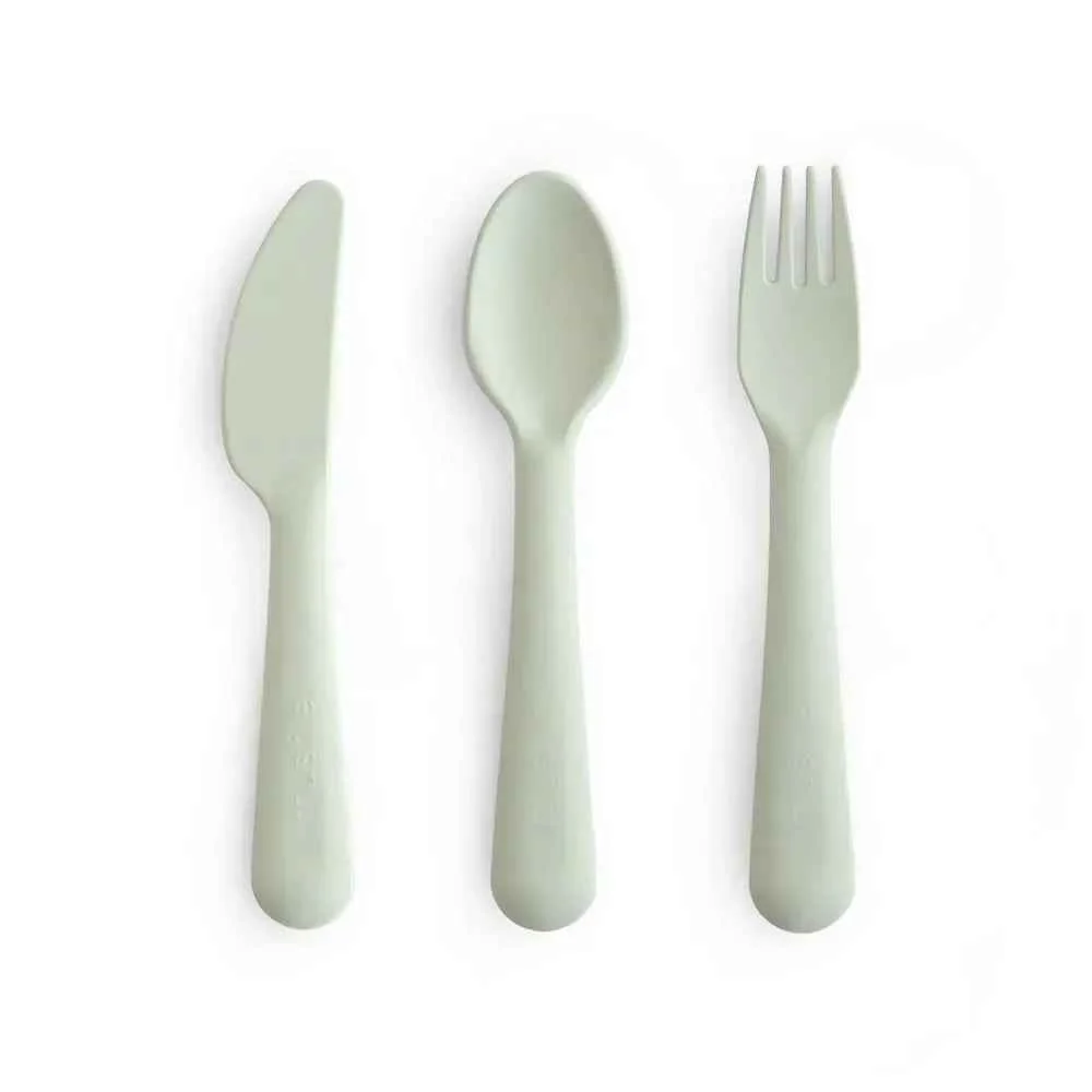 Mushie® Set di posate Sage