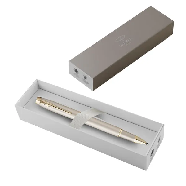 PARKER - 2172955 - Penna roller IM Monochrome - punta F - champagne - Parker - 99375 - Conf. da 1 Pz.