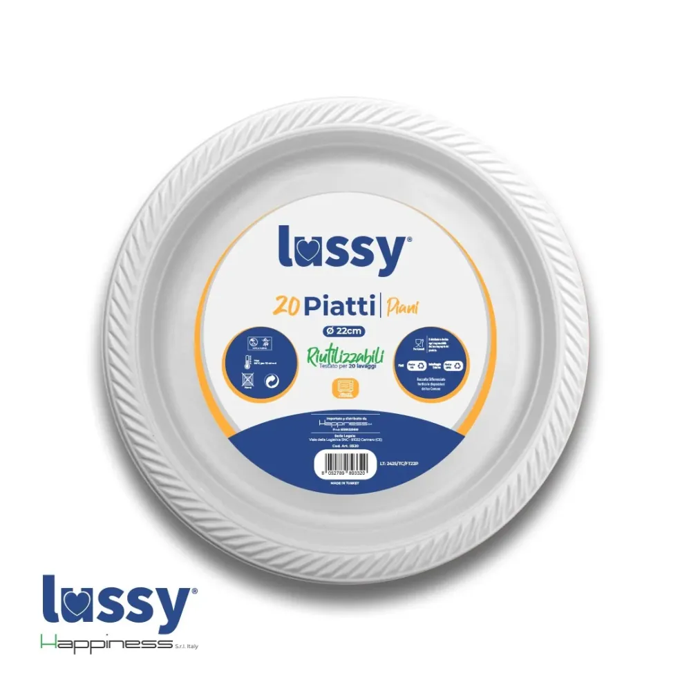 PIATTI PL 22CM PIANI CELEST 14G LUSSY