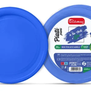 PIATTI PIANI BLU CF 20PZ