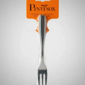 Pintinox - Set 6 Pezzi Forchettine (3 Denti) | Ideali per Dessert e Antipasti, Posate Acciaio Inox Lucido, Qualità Italiana