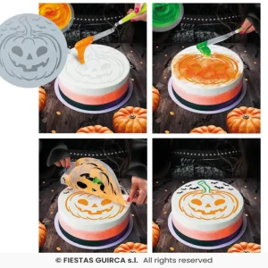 STENCIL ZUCCA DECORO TORTA DI HALLOWEEN