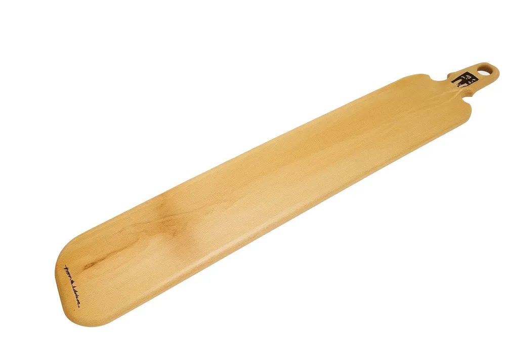 Tagliere Spadino Con Manico Cm.71,5x13x1,8h Legno Di Faggio Massello