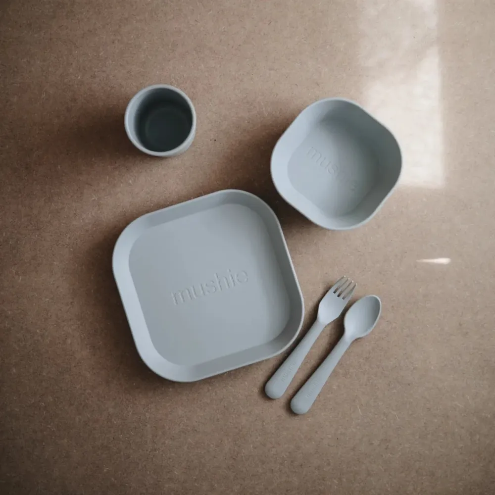 Mushie Set di posate Cloud 2 pezzi