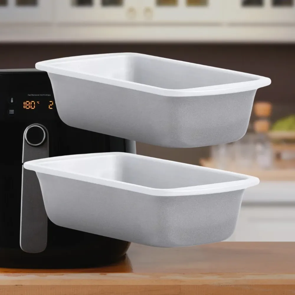 Set di 2 stampi rettangolari per friggitrice e forno Wham® Cook