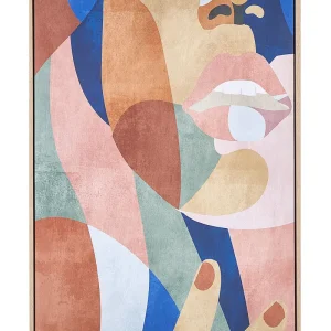 Stampa su tela BITETTO Rettangolare 63 x 99 cm Astratto Multicolore