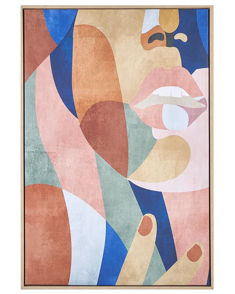 Stampa su tela BITETTO Rettangolare 63 x 99 cm Astratto Multicolore