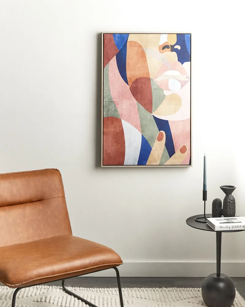Stampa su tela BITETTO Rettangolare 63 x 99 cm Astratto Multicolore