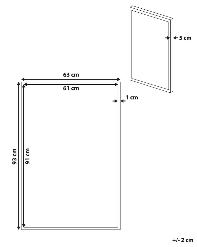Stampa su tela BITETTO Rettangolare 63 x 99 cm Astratto Multicolore