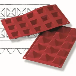 Stampi da forno Schneider piramide 36 x 36 mm altezza 22 mm 115029