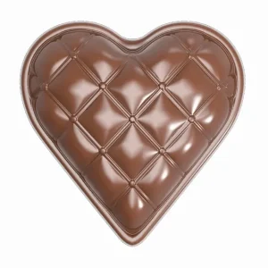 Stampo per cioccolato Schneider - cuore quadretti 275 x 135 x 24 mm / 33 x 33 x 10 mm 5 g 3 x 6 pezzi 421892