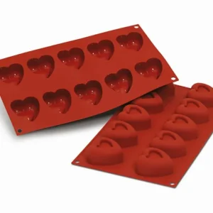 Stampo da forno siliconico Schneider cuore "Passione" Ø 56 x 52 mm altezza 29 mm 115091