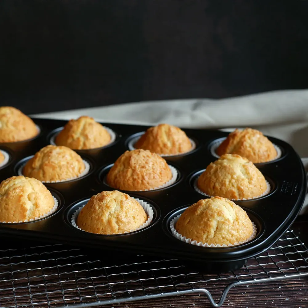 Stampo per muffin e cupcakes Kaiser WMF (+60 pirottini omaggio) | Antiaderente | Forno Sicuro