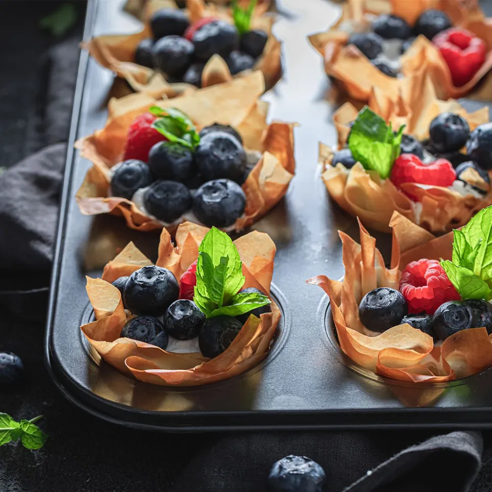 Stampo per muffin e cupcakes Kaiser WMF (+60 pirottini omaggio) | Antiaderente | Forno Sicuro
