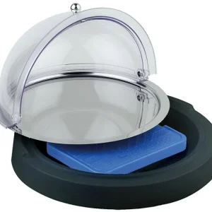 APS Top Fresh Set -TOP FRESH- Ø 42 cm altezza: 6 cm raffreddabile 1 vassoio acciaio inossidabile 18/0 Ø38 cm 1 impacco di...