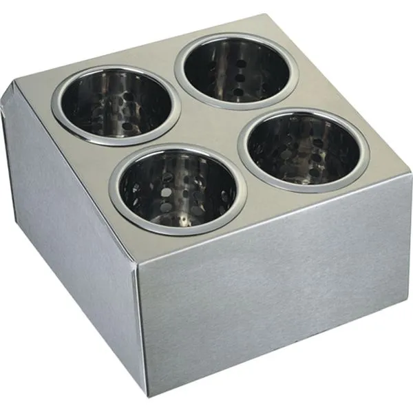 Portaposate Stalgast acciaio inossidabile per 4 portaposate SM0602004