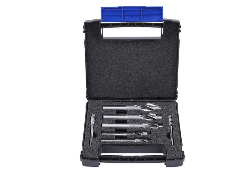 Set di svasatori piatti GSR DIN 373 HSSG M3-M12 ottimo 08333310