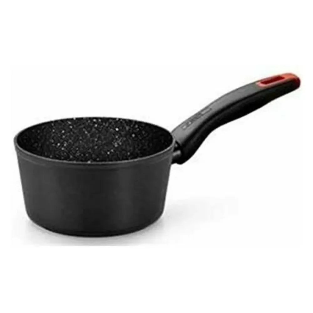 Mestolo forato Paiolo Monix M813816 Nero Acciaio inossidabile Alluminio