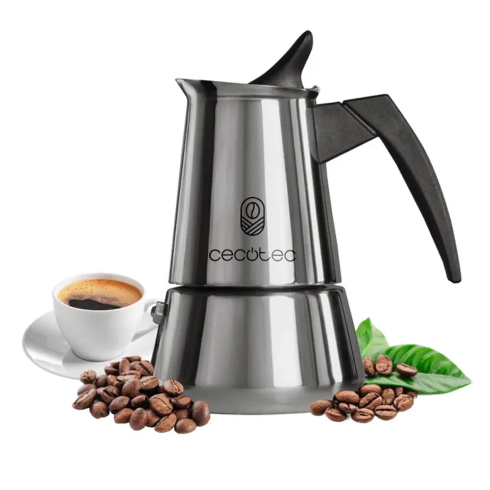 Caffettiera Italiana Cecotec Piccolina 900 Acciaio 10 Tazze 450 ml