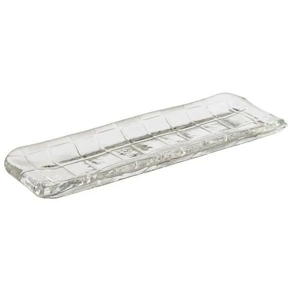 Piatto APS / tagliere per sushi -TAKASHI- 19 x 65 altezza: 15 cm confezione: 3 pezzi trasparente 40900