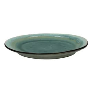Piatto da dessert gres turchese Kimo Pomax - 21cm
