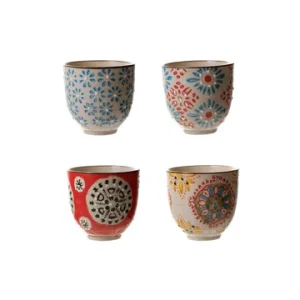 Serie di 4 Bohemian tazze per espresso Chehoma - 7cm