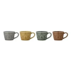 Tazza gres Rani set di 4 Bloomingville - 11cm