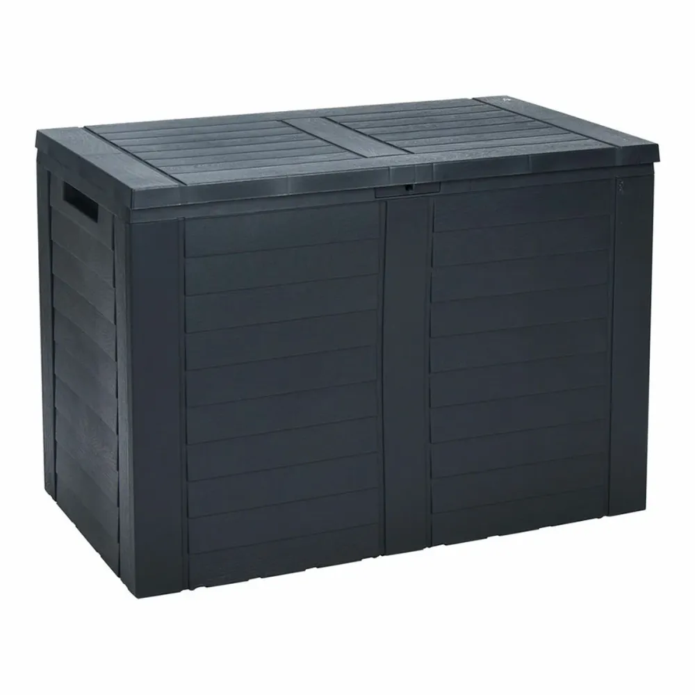 Set Completo di Lino Cassapanca da esterno Lifetime Antracite PVC 75 x 45 cm Città
