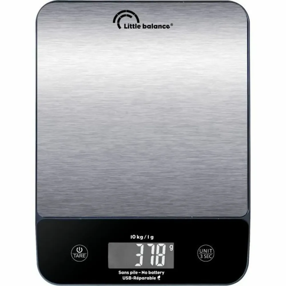 bilancia da cucina Little Balance 10 kg Argentato 23,8 x 17,3 cm