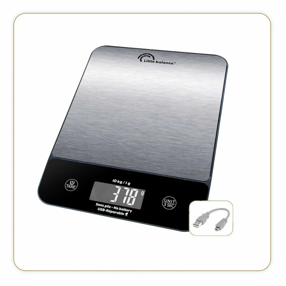 bilancia da cucina Little Balance 10 kg Argentato 23,8 x 17,3 cm
