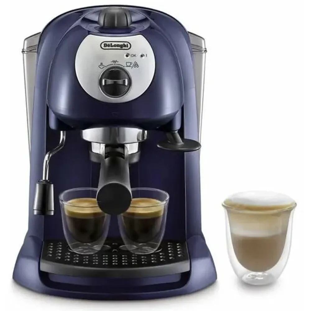 Macinacaffè Caffettiera Express Leva DeLonghi EC191CD 1 L Azzurro 1100 W