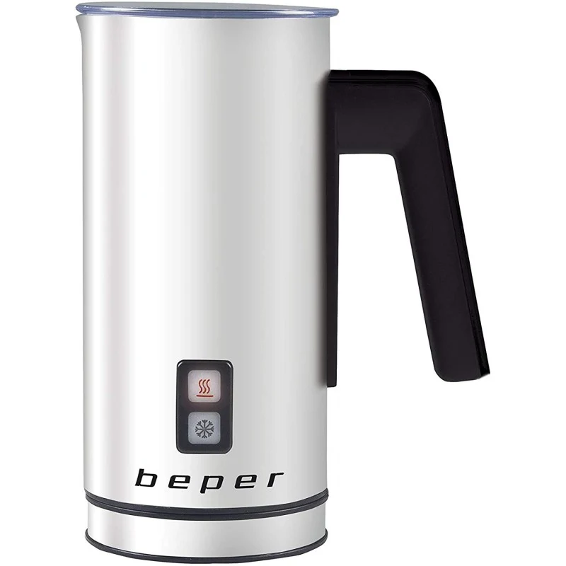 Montalatte Elettrico Beper 450ml - Schiuma Calda e Fredda 65°