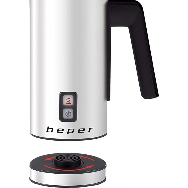 Montalatte Elettrico Beper 450ml - Schiuma Calda e Fredda 65°