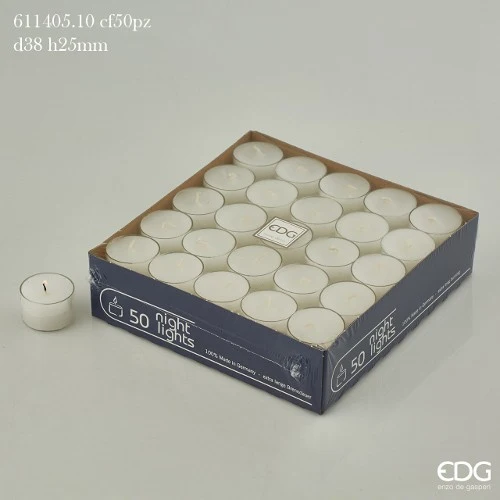 CANDELA LUMINO TEALIGHT BIANCOLUNGA DURA