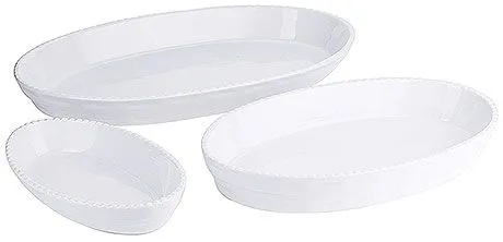 Contacto teglia porcellana bianca 440 x 275 x H55 cm 2755/440