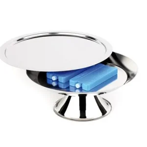 Set termico APS 4 pezzi circa Ø 38 cm altezza 145 cm acciaio inossidabile 18/10 4 pezzi vassoio acciaio inossidabile profo...