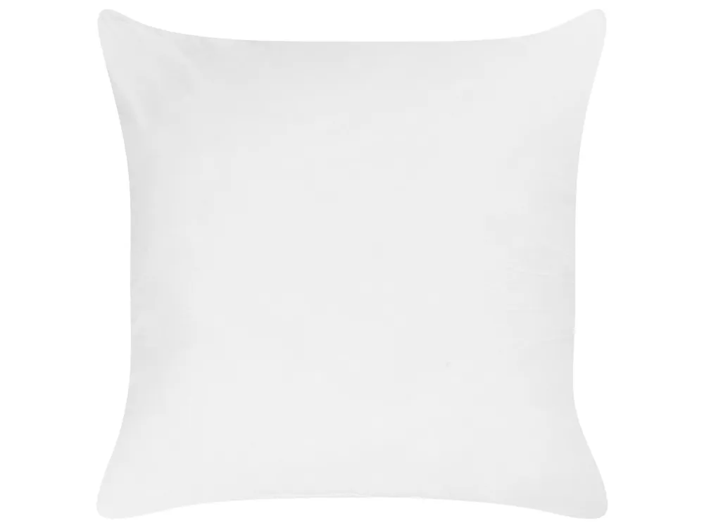 Tessuto Certificato OEKO-TEX St di 2 guanciali alti poliestere bianco 80 x 80 cm TRIGLAV
