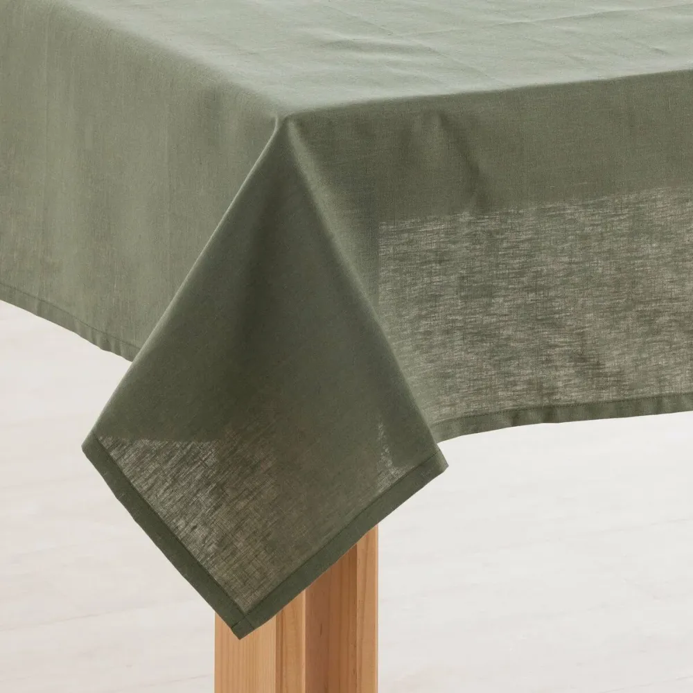 Tessuto Certificato OEKO-TEX Tovaglia Belum Multicolore Verde militare 100 x 150 cm