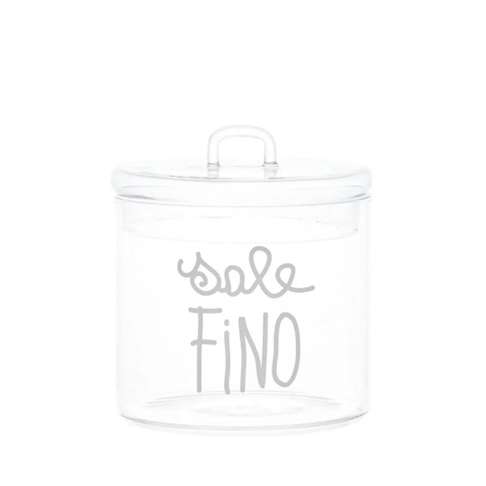 Barattolo vetro borosilicato SALE FINO