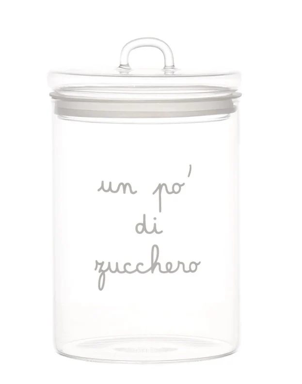 Barattolo vetro borosilicato UN PO' DI ZUCCHERO