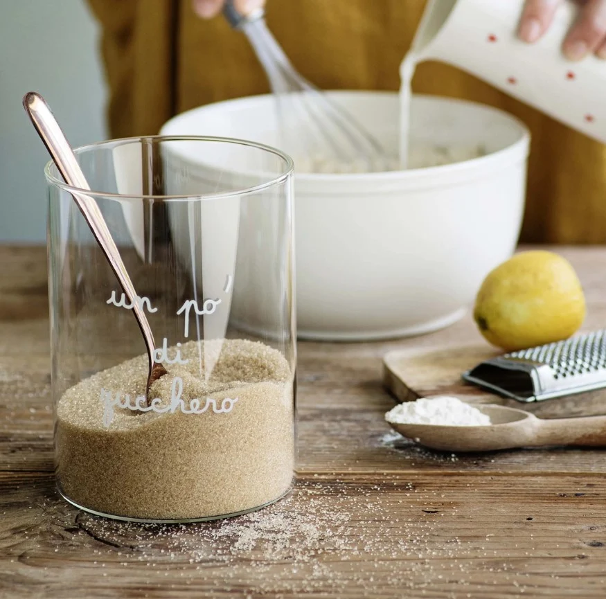 Barattolo vetro borosilicato UN PO' DI ZUCCHERO