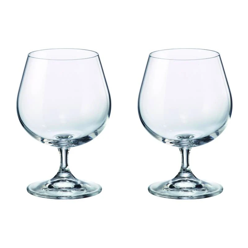 Brandani Set 2 pz Bicchiere Cognac Vetro